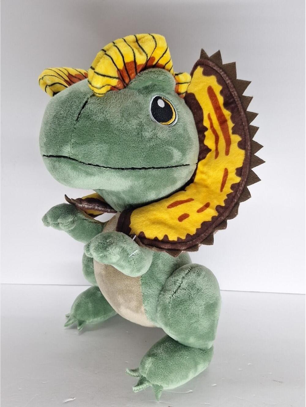 Like New Jurassic World The Exhibition Dilophosaurus 10" Inch Plush Toy